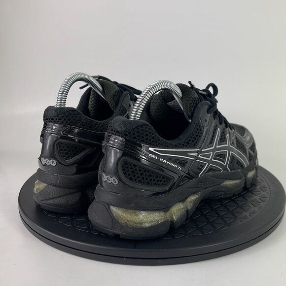 Asics Gel-Kayano 21 Silver/Black Athletic Running Shoes T4H7N Women’s Size 7.5 - Picture 5 of 12